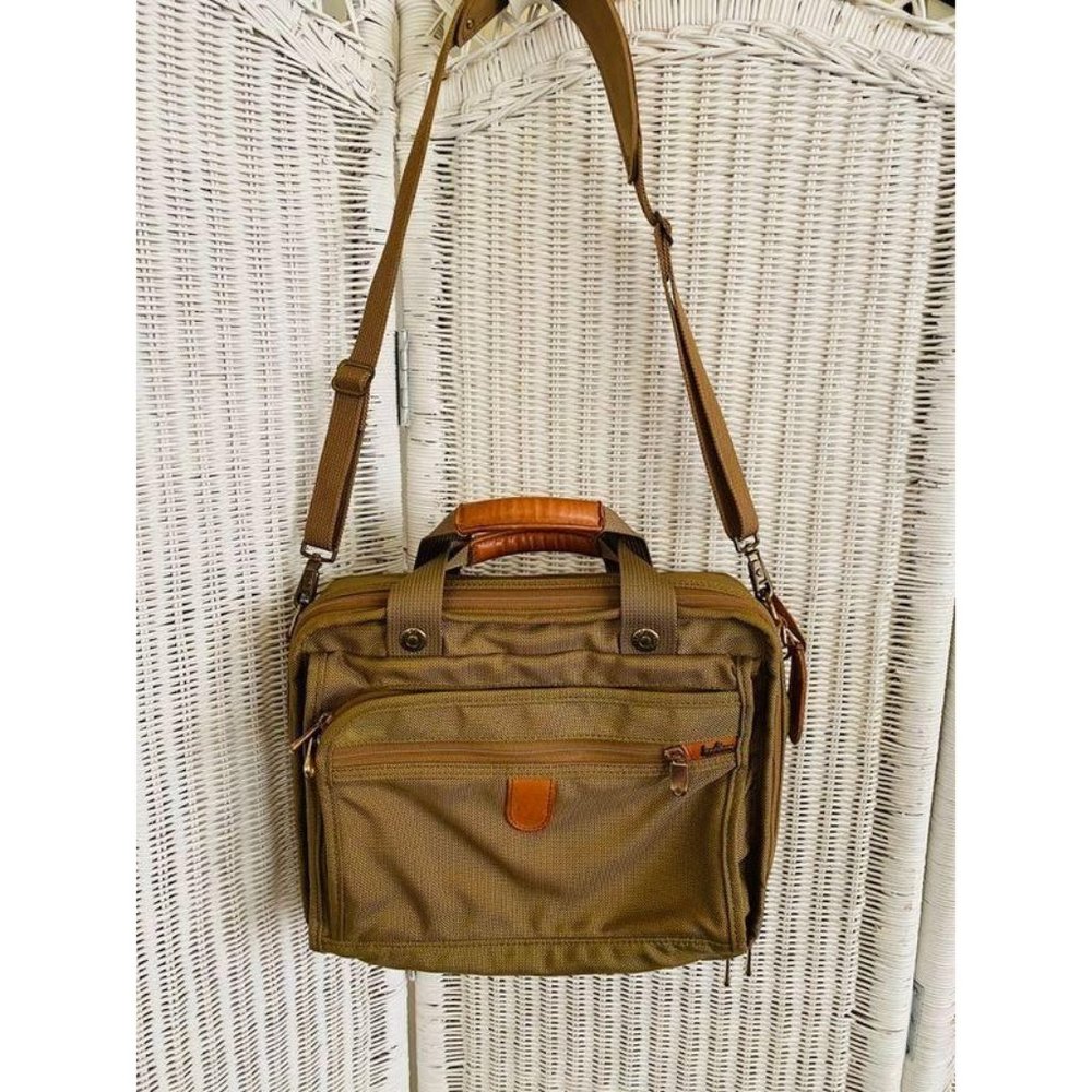 Vintage Hartmann Leather Trimmed Travel Bag